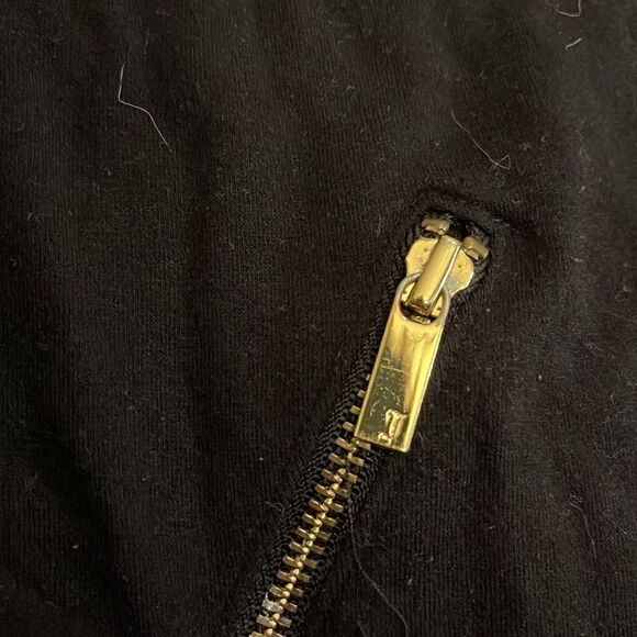 Juicy couture sz large black gold jogger sweatpants - Picture 3 of 5